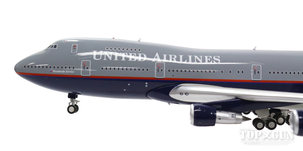 747-100 United Airlines 90s N4716U (stand included) 1/200 *Made of metal [JF-747-1-001]