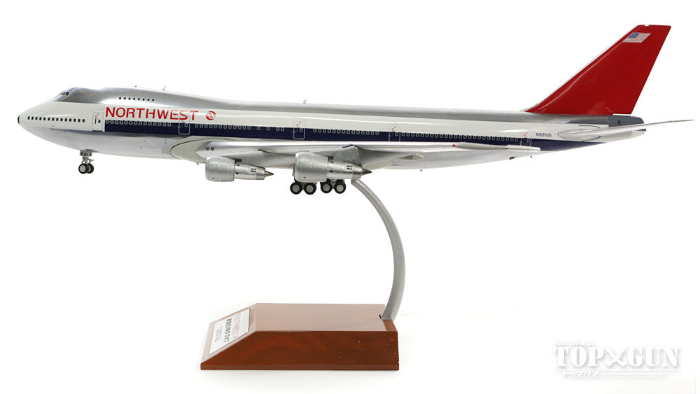 747-100 Northwest Airlines 1980s N621US (stand included) 1/200 *Made of metal [JF-747-1-003]