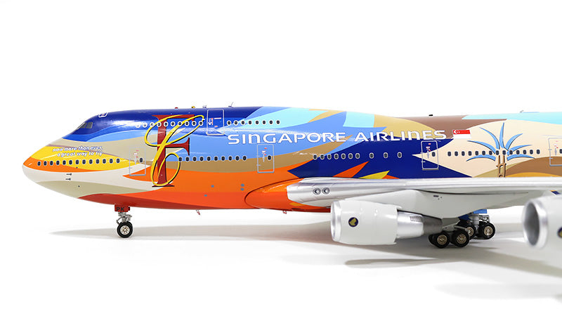 747-400 Singapore Airlines special paint "Tropical Megatop" 1990s 9V-SPK 1/200 [JF-747-4-003]