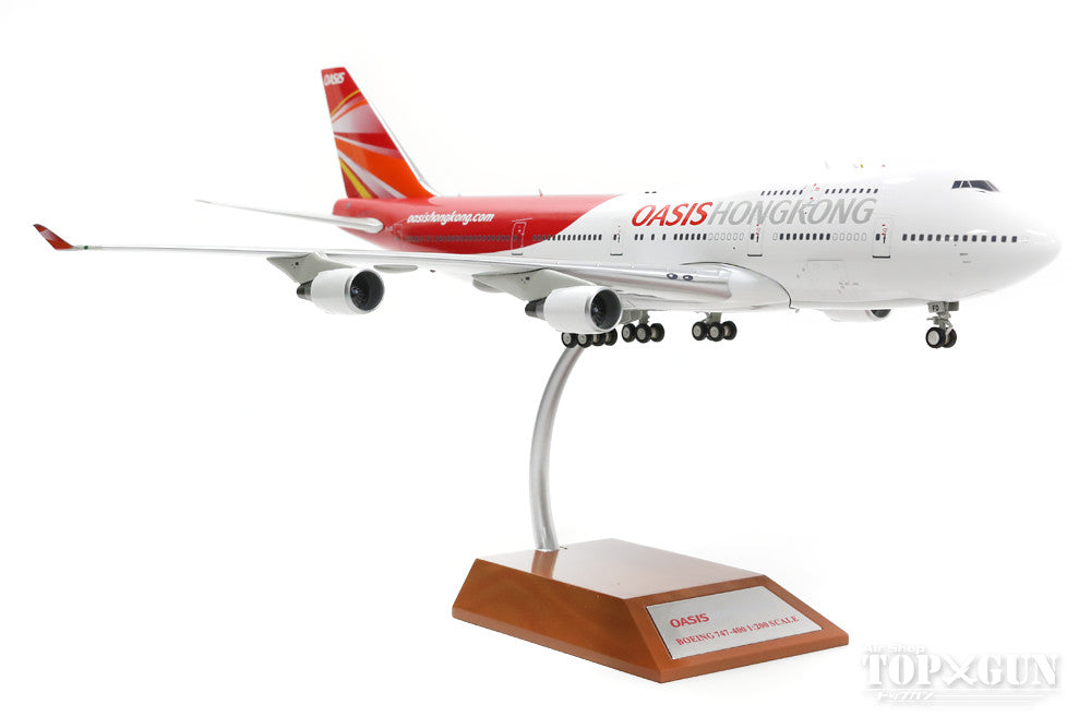 JFox Models 747-400 オアシス香港航空 GEエンジン B-LFD 1/200 JFox Models 747-400 オアシス香港航空 GEエンジン B-LFD 1/200