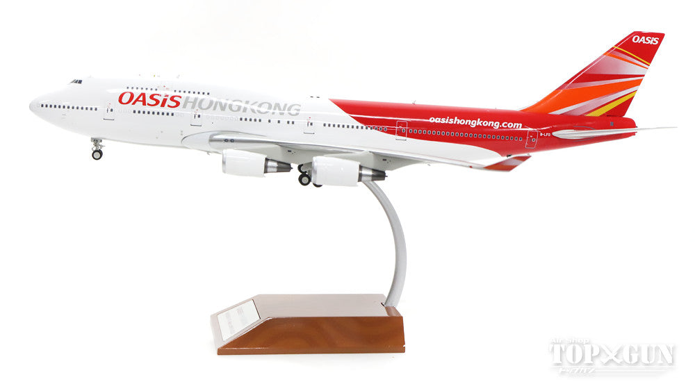 JFox Models 747-400 オアシス香港航空 GEエンジン B-LFD 1/200