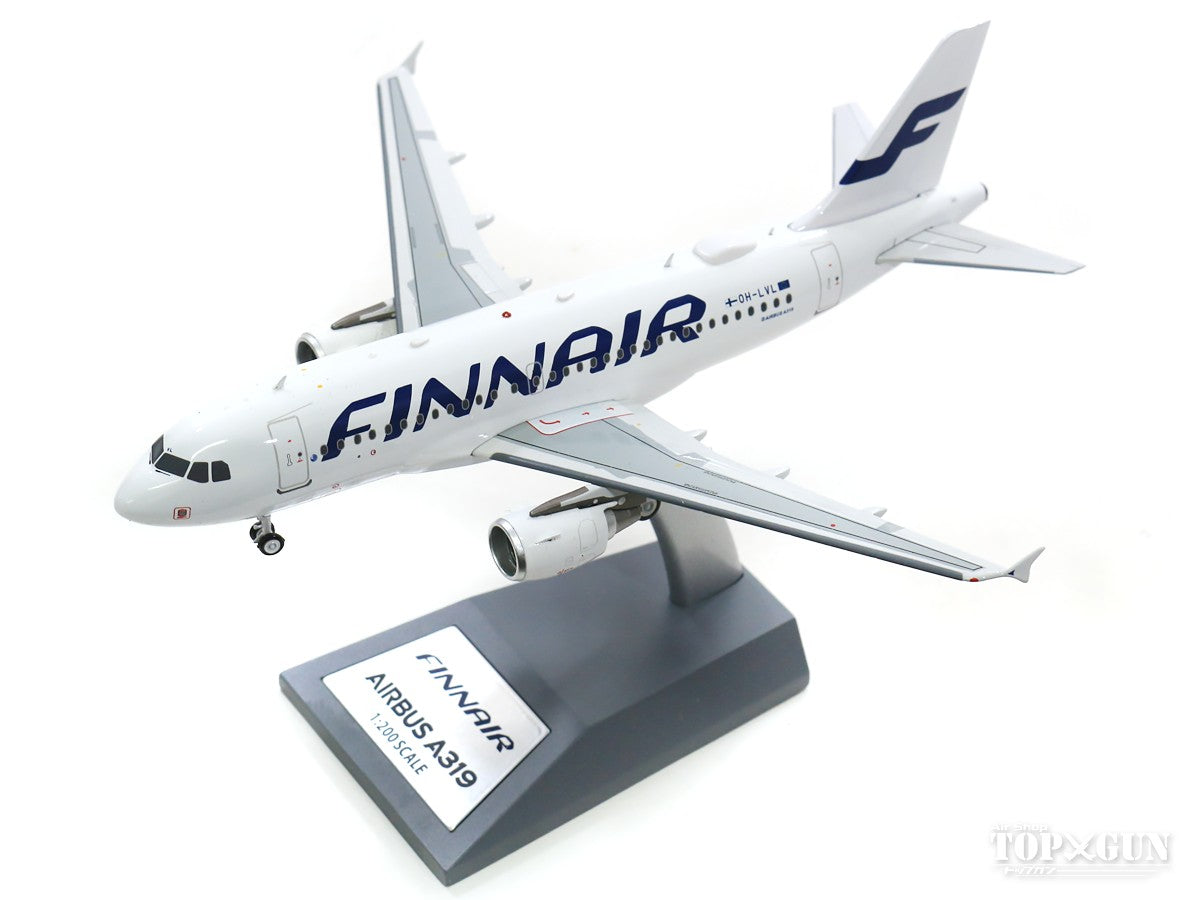 A319 Finnair OH-LVL with stand 1/200 [JF-A319-006]