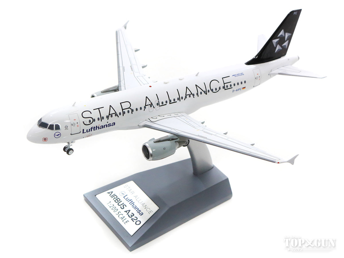 A320 Lufthansa Special Paint "Star Alliance" D-AIPC (Stand Included) 1/200 *Made of Metal [JF-A320-014]