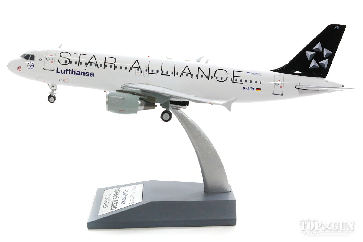 A320 Lufthansa Special Paint "Star Alliance" D-AIPC (Stand Included) 1/200 *Made of Metal [JF-A320-014]