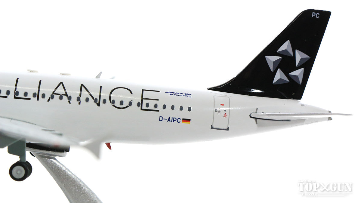 A320 Lufthansa Special Paint "Star Alliance" D-AIPC (Stand Included) 1/200 *Made of Metal [JF-A320-014]