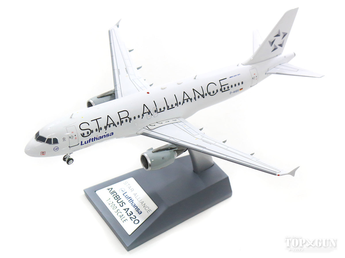 A320-200 Lufthansa Special Paint "Star Alliance" D-AIQS With Stand 1/200 [JF-A320-015]