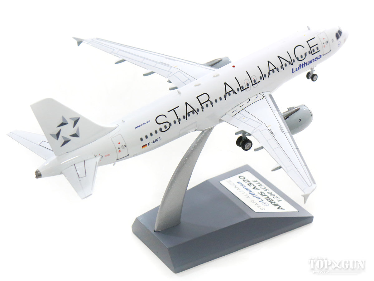 A320-200 Lufthansa Special Paint "Star Alliance" D-AIQS With Stand 1/200 [JF-A320-015]