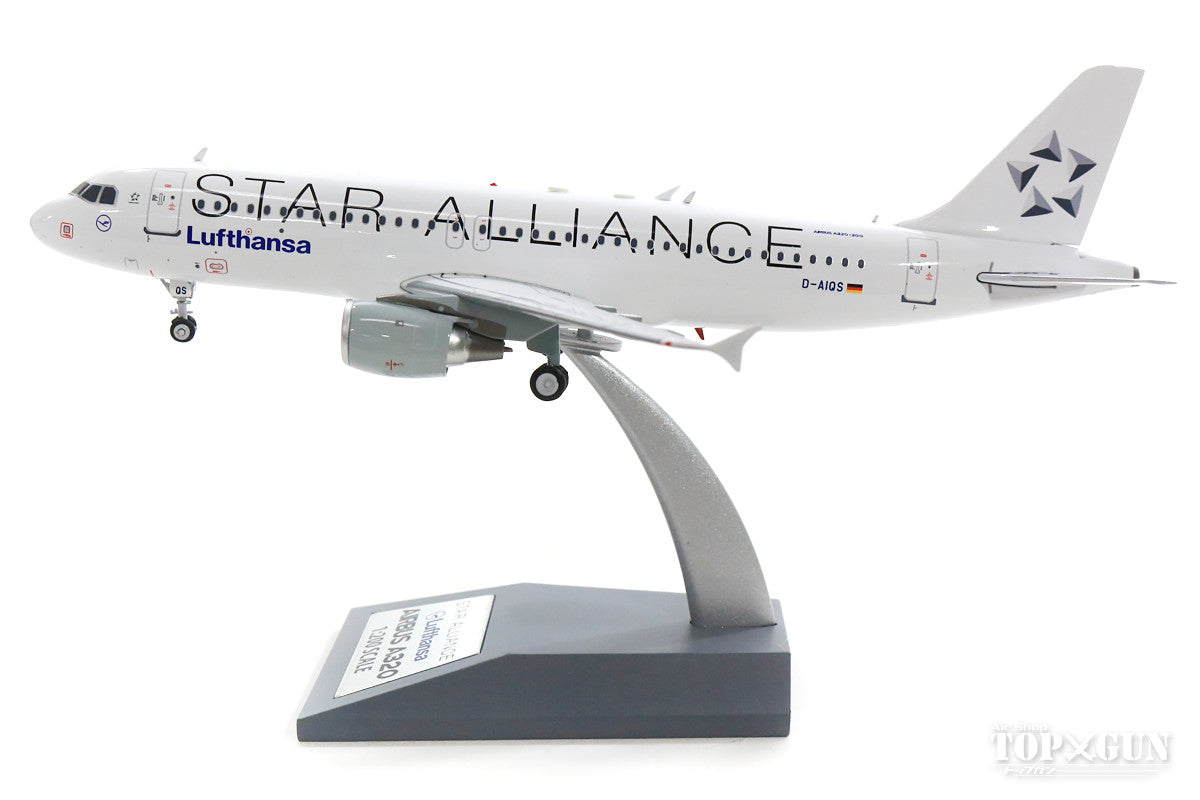 A320-200 Lufthansa Special Paint "Star Alliance" D-AIQS With Stand 1/200 [JF-A320-015]