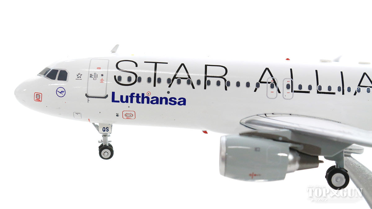 A320-200 Lufthansa Special Paint "Star Alliance" D-AIQS With Stand 1/200 [JF-A320-015]