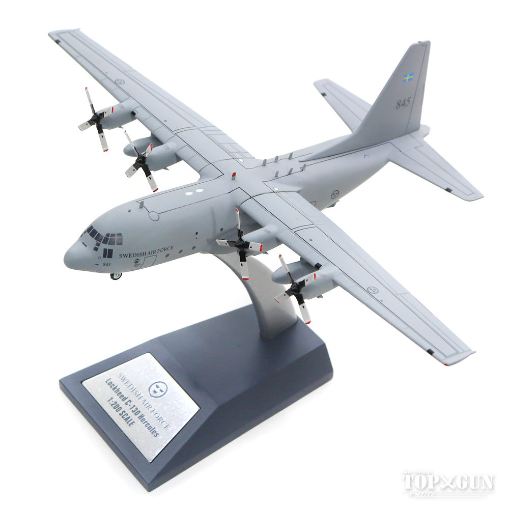 Tp84 (C-130H/L-382) Swedish Air Force #84005 With Stand 1/200 [JF-C130-027]