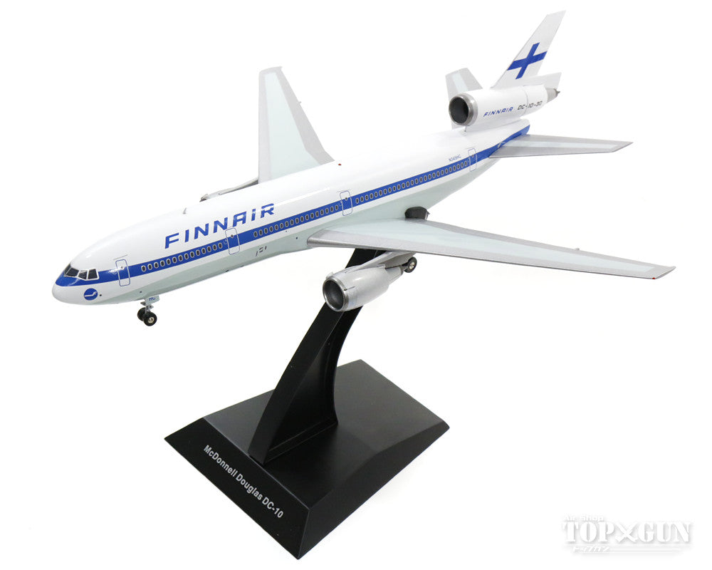 DC-10-30 フィンランド航空（フィンエアー） 80年代 N345HC (スタンド付属) 1/200 ※金属製 [JF-DC10-3-003]