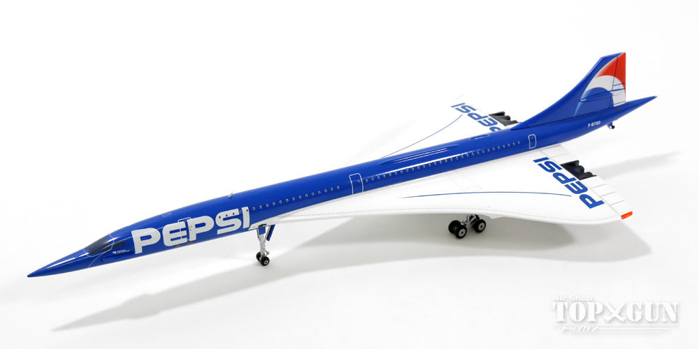 Concorde Air France special paint "PEPSI" 1996 F-BTSD 1/200 *Stand included, made of metal [JFI-CONC-001]