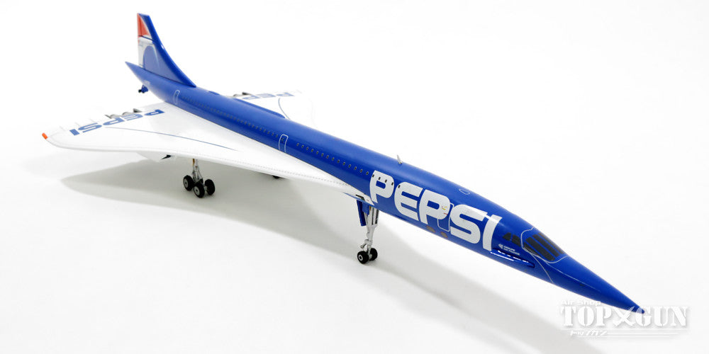 Concorde Air France special paint "PEPSI" 1996 F-BTSD 1/200 *Stand included, made of metal [JFI-CONC-001]