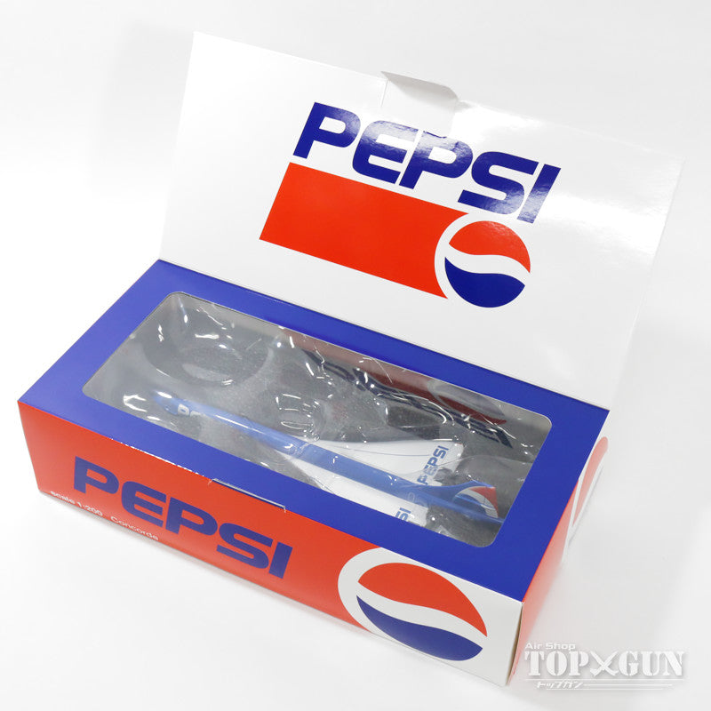 Concorde Air France special paint "PEPSI" 1996 F-BTSD 1/200 *Stand included, made of metal [JFI-CONC-001]