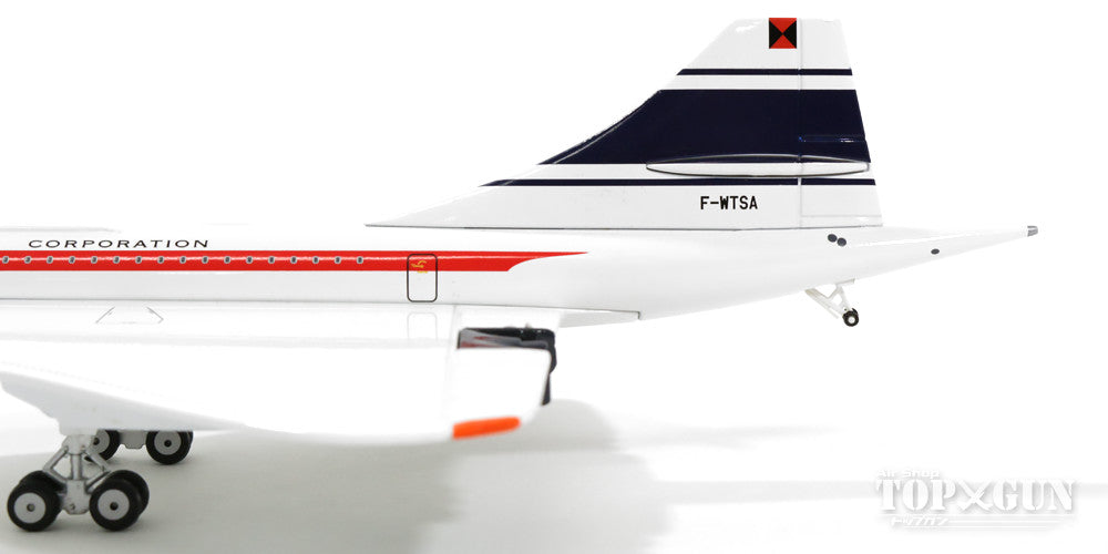 Concorde House Color Pre-production Model No. 2 1970s F-WTSA 1/200 *Stand included, made of metal [JFI-CONC-002]