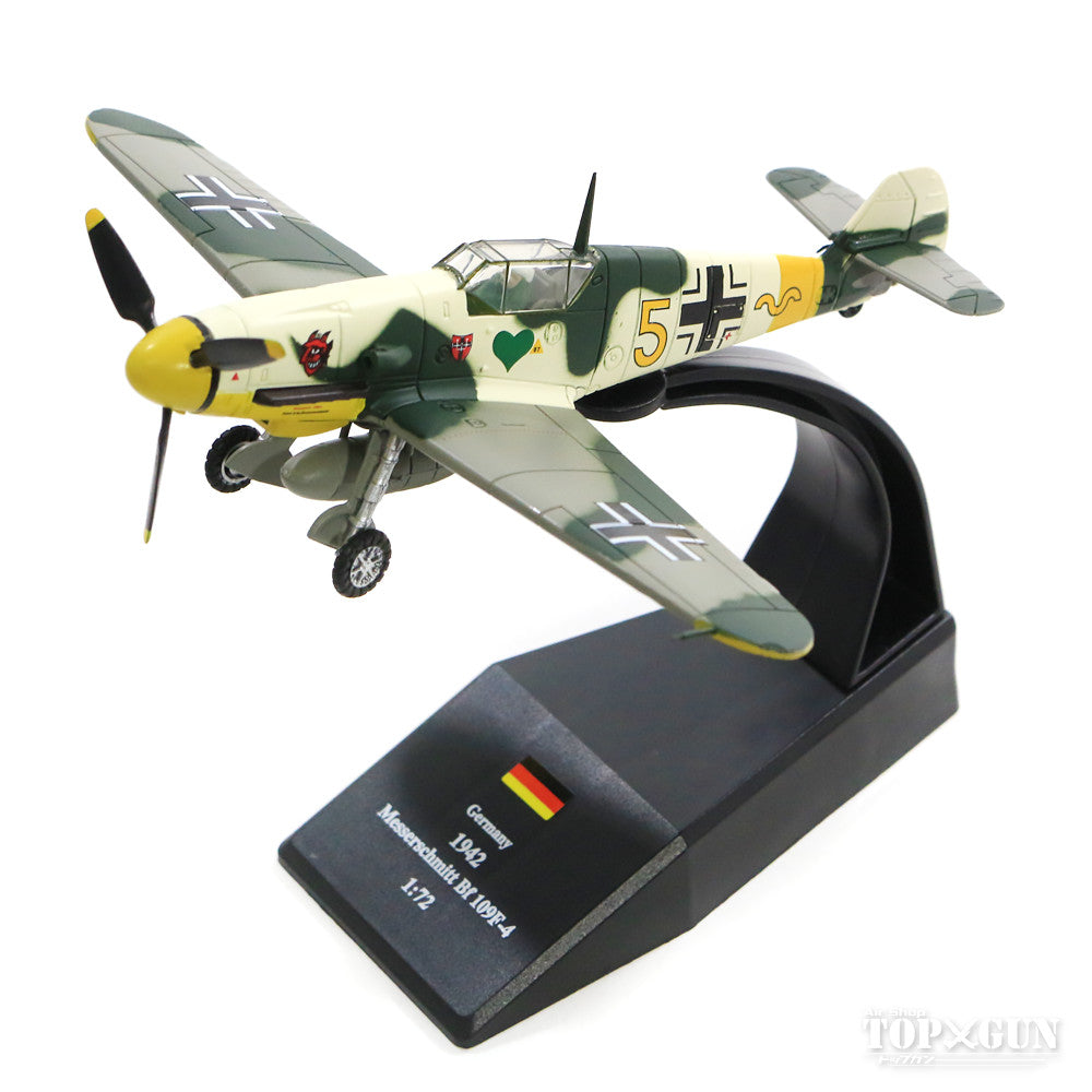 Bf109F-4 German Air Force No. 54 Fighter Wing "Grünherz" No. 3 Squadron No. 9 Squadron Eastern Front 1942 #5 1/72 *Metal and plastic combination [JL0002]