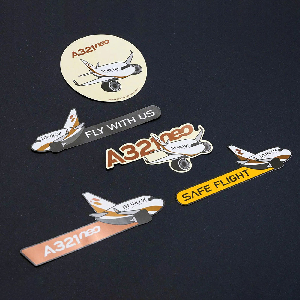 A321neo Starlux Airlines Sticker Set of 5 [LGP000032]