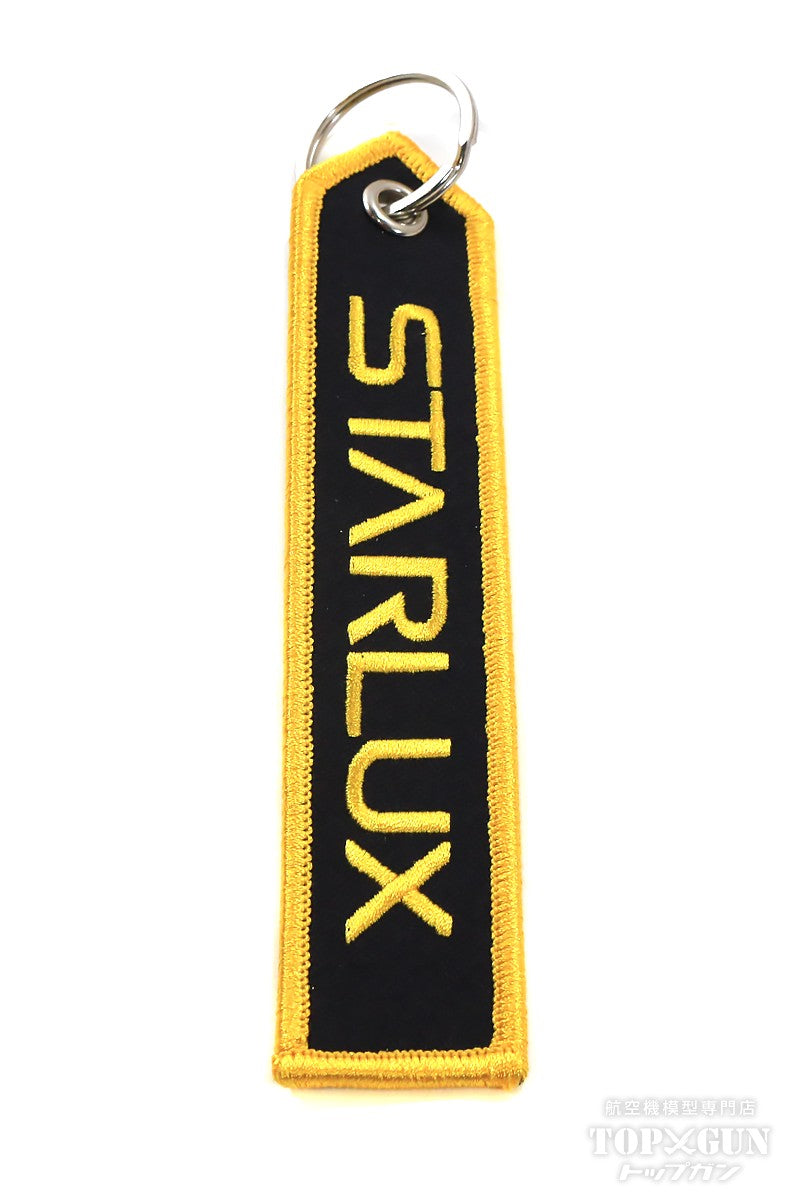 A321neo Starlux Airlines Flight Tag Keyring (Gold) [LGP200027]