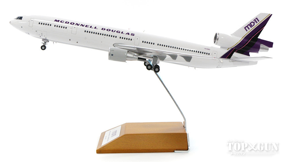 MD-11 マクダネル・ダグラス社 ハウスカラー 白色 90年 （スタンド付属） N311MD 1/200 ※金属製 [LH2077]