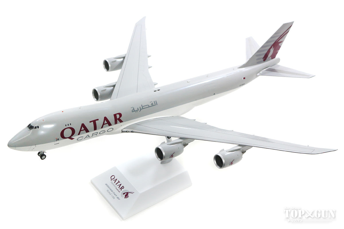 747-8F (Cargo Type) Qatar Airways Cargo A7-BGB (Stand Included) 1/200 *Made of Metal [LH2168]