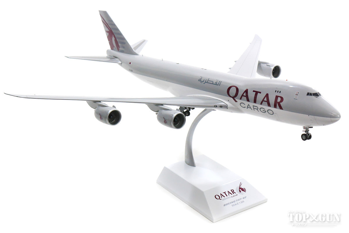 747-8F (Cargo Type) Qatar Airways Cargo A7-BGB (Stand Included) 1/200 *Made of Metal [LH2168]