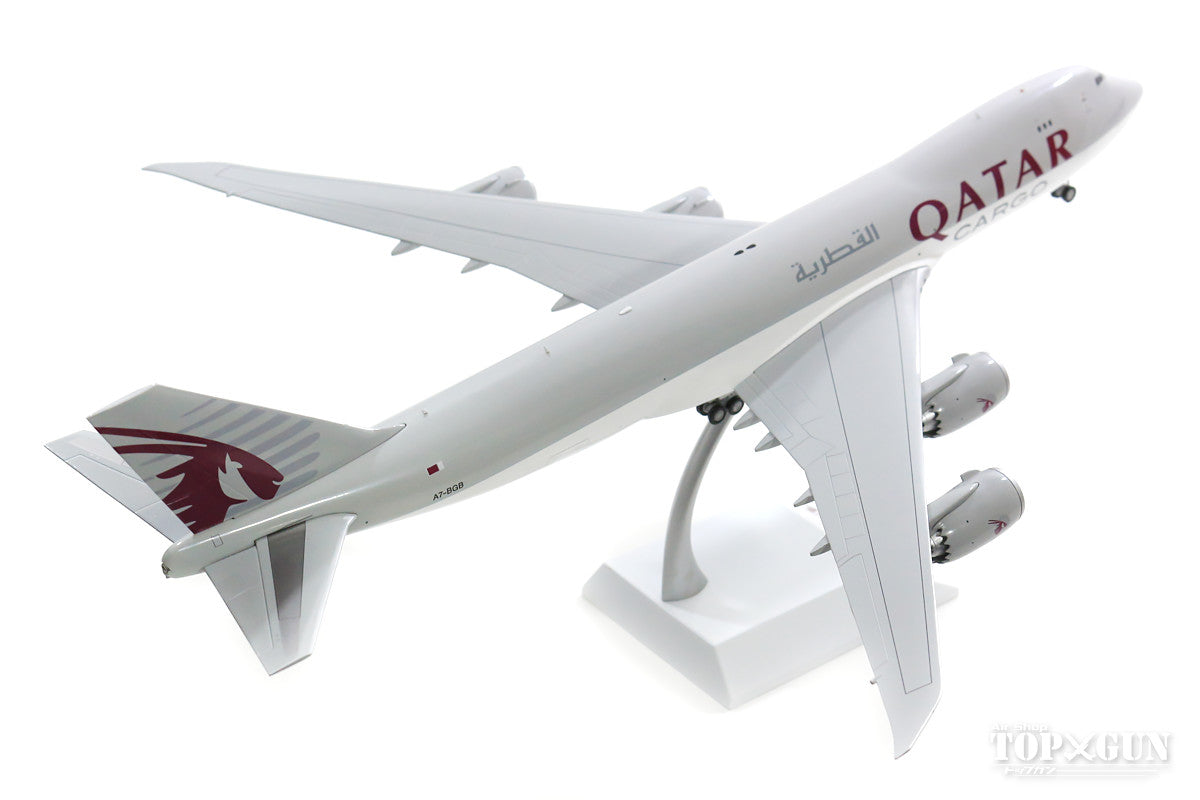 747-8F (Cargo Type) Qatar Airways Cargo A7-BGB (Stand Included) 1/200 *Made of Metal [LH2168]