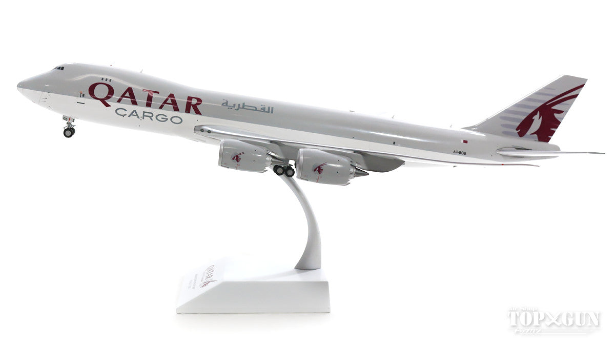 747-8F (Cargo Type) Qatar Airways Cargo A7-BGB (Stand Included) 1/200 *Made of Metal [LH2168]