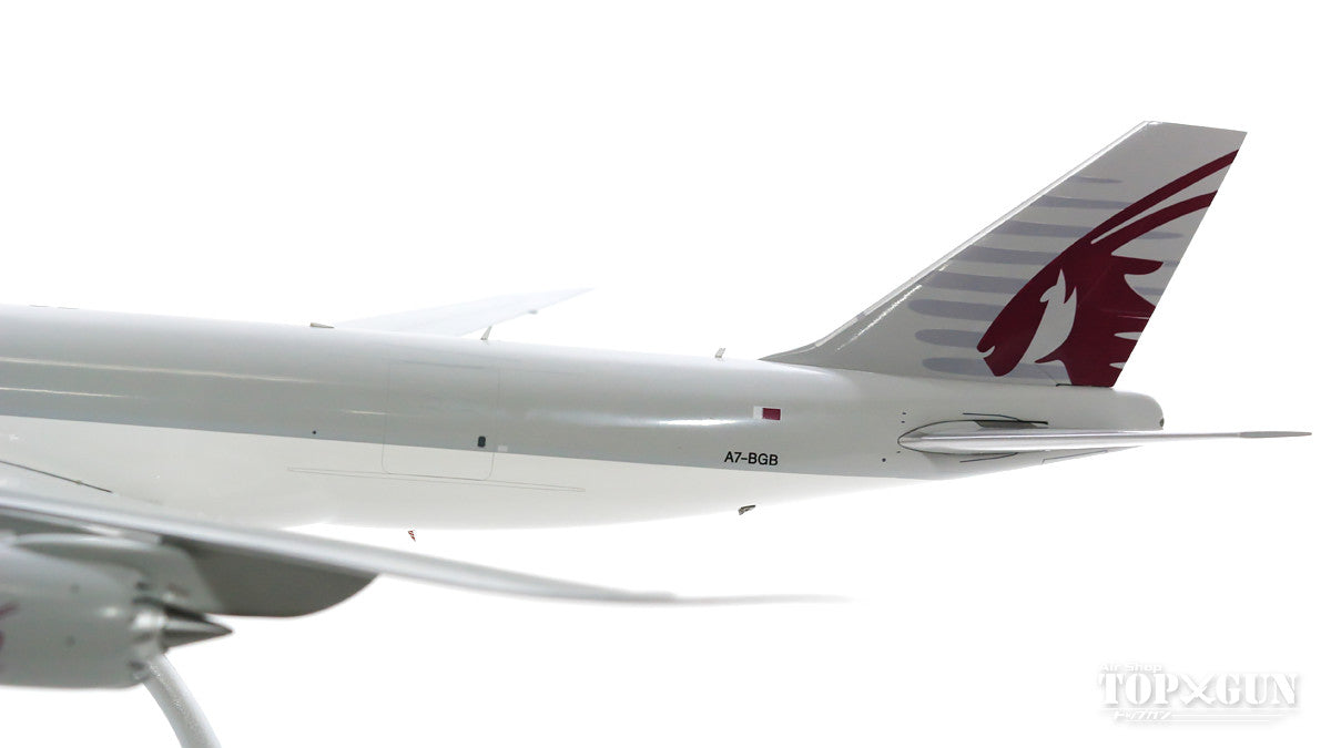 747-8F (Cargo Type) Qatar Airways Cargo A7-BGB (Stand Included) 1/200 *Made of Metal [LH2168]