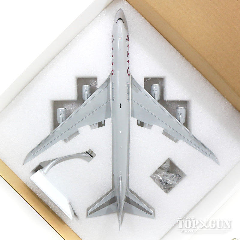 747-8F (Cargo Type) Qatar Airways Cargo A7-BGB (Stand Included) 1/200 *Made of Metal [LH2168]