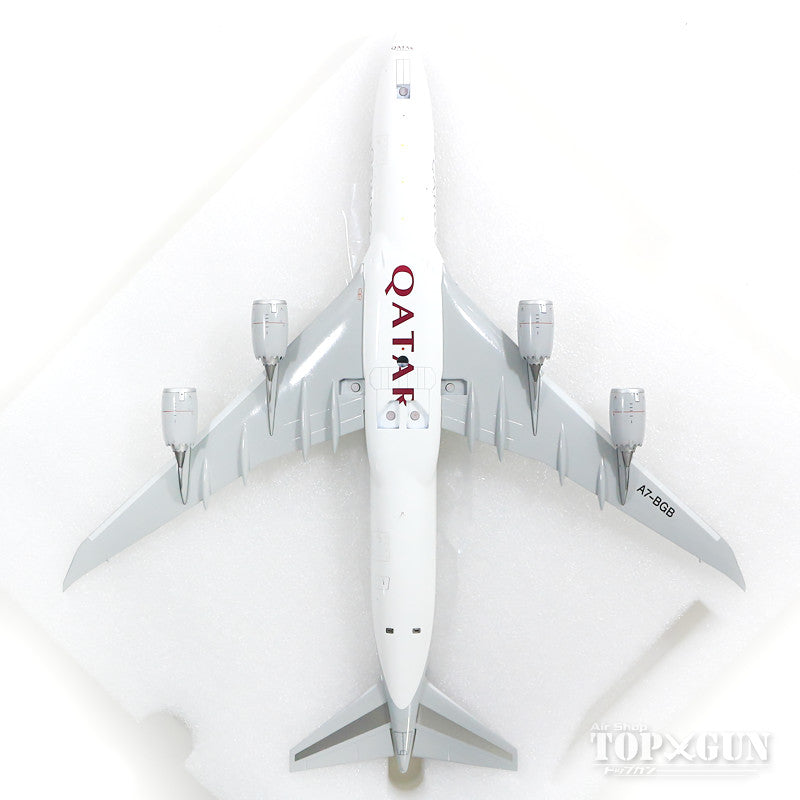 747-8F (Cargo Type) Qatar Airways Cargo A7-BGB (Stand Included) 1/200 *Made of Metal [LH2168]