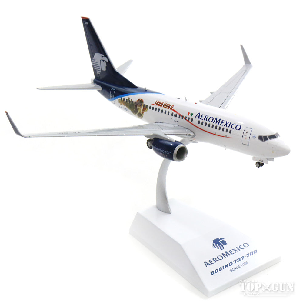 737-700 Aeromexico "Iron Man 3" XA-GOL (stand included) 1/200 [LH2182]