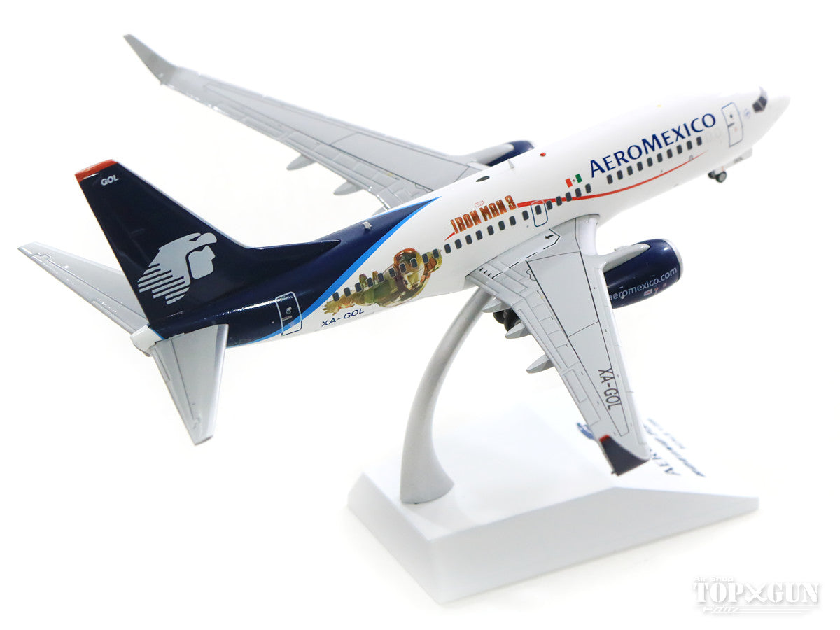 737-700 Aeromexico "Iron Man 3" XA-GOL (stand included) 1/200 [LH2182]