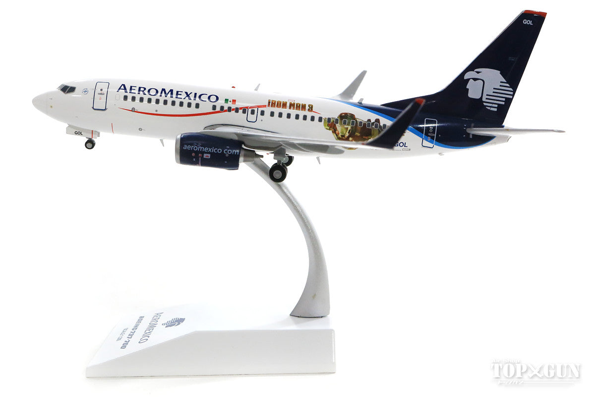 737-700 Aeromexico "Iron Man 3" XA-GOL (stand included) 1/200 [LH2182]