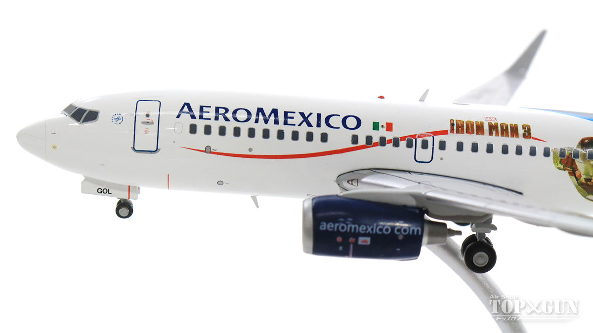 737-700 Aeromexico "Iron Man 3" XA-GOL (stand included) 1/200 [LH2182]