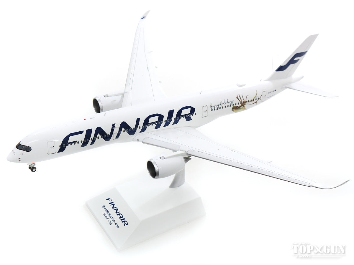 A350-900 Finnair Special Paint "Happy Holidays" Flap Down Fixed (Stand Included) OH-LWD 1/200 *Made of Metal [LH2196A]