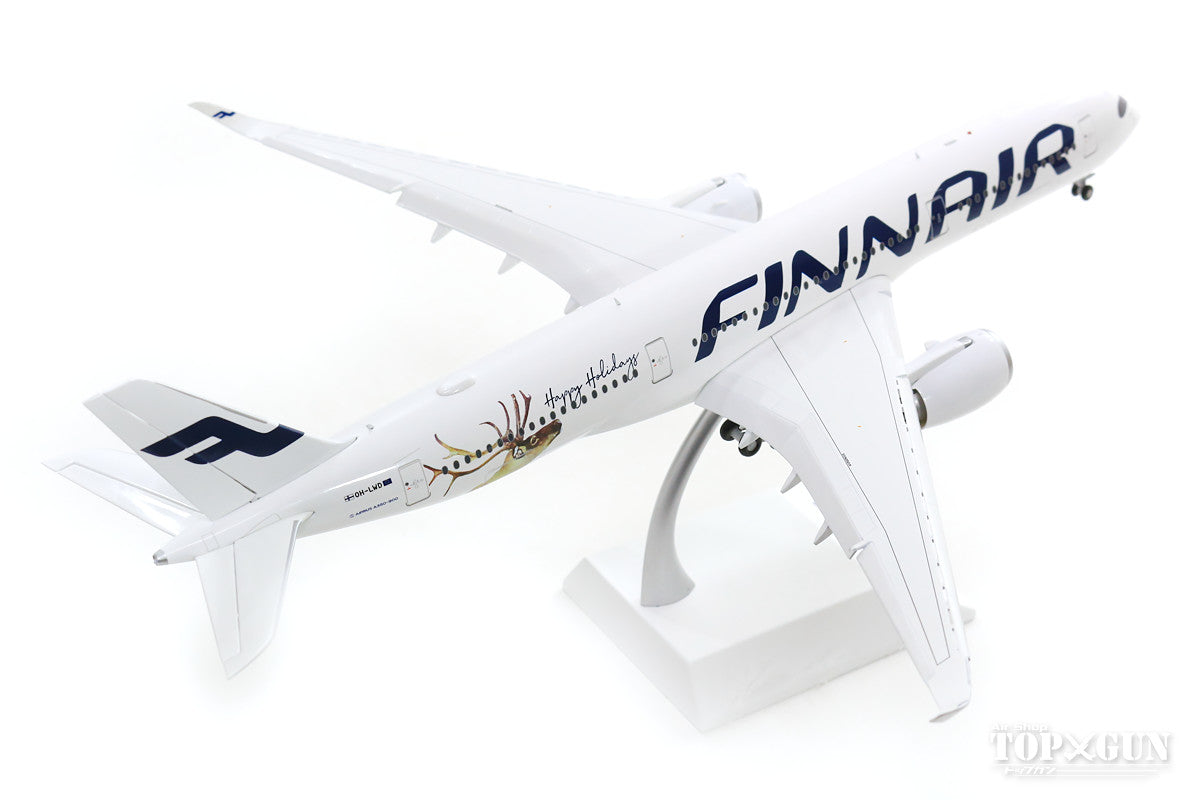 A350-900 Finnair Special Paint "Happy Holidays" Flap Down Fixed (Stand Included) OH-LWD 1/200 *Made of Metal [LH2196A]