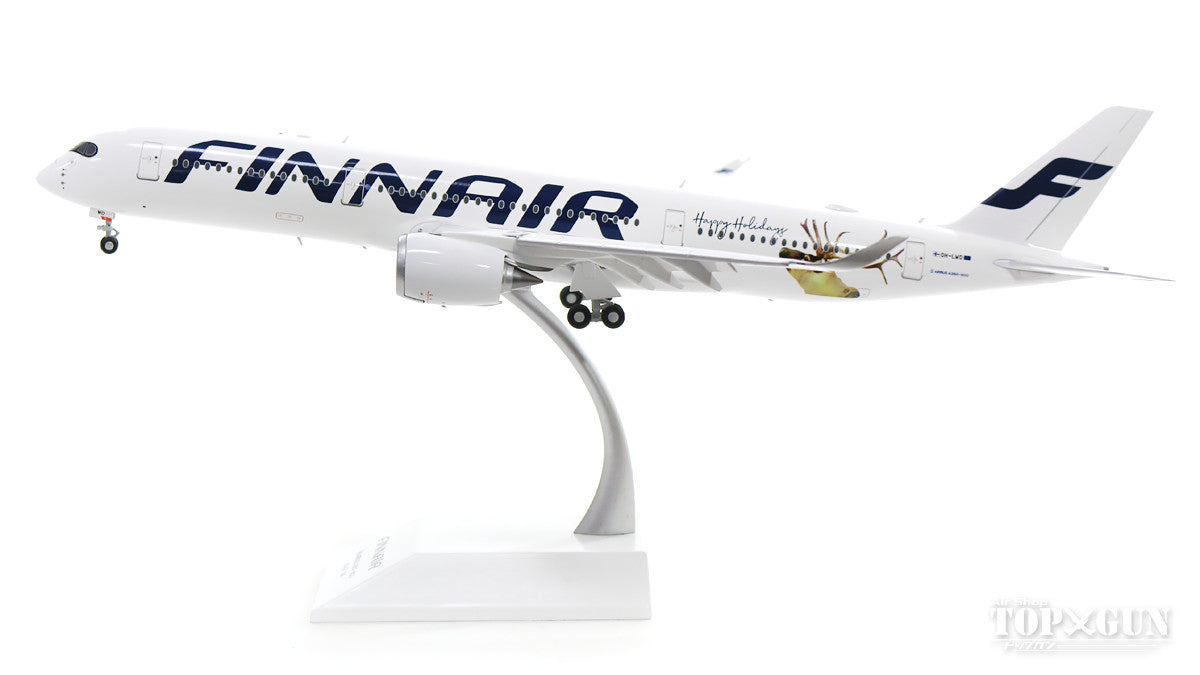 A350-900 Finnair Special Paint "Happy Holidays" Flap Down Fixed (Stand Included) OH-LWD 1/200 *Made of Metal [LH2196A]