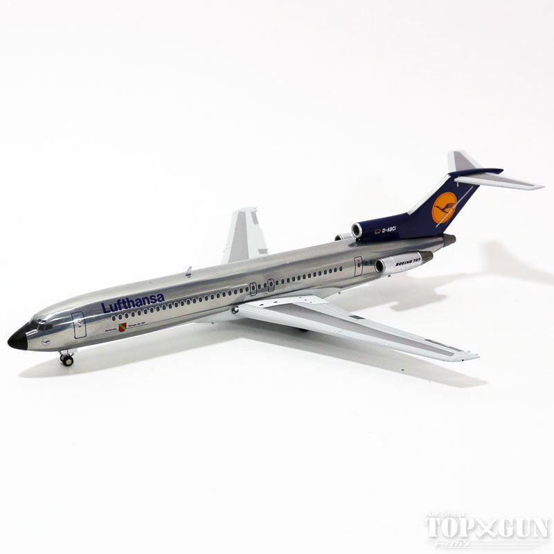 727-200 Lufthansa German Airlines Unpainted Polished Finish Circa 1983 D-ABCI 1/200 *Made of metal [LH29]