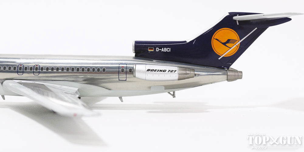 727-200 Lufthansa German Airlines Unpainted Polished Finish Circa 1983 D-ABCI 1/200 *Made of metal [LH29]