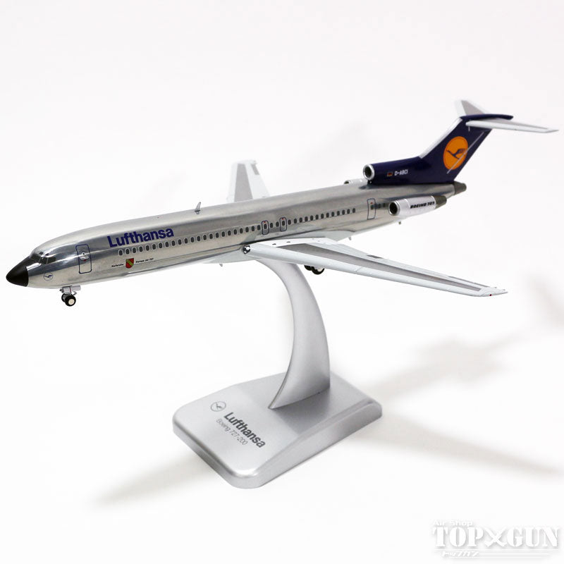 727-200 Lufthansa German Airlines Unpainted Polished Finish Circa 1983 D-ABCI 1/200 *Made of metal [LH29]