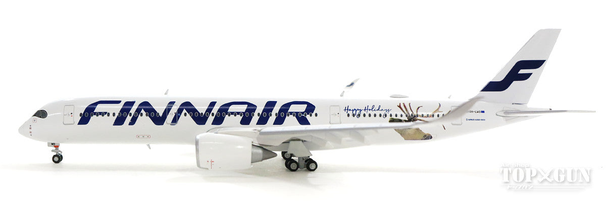 A350-900 Finnair "Happy Holidays" OH-LWD *Flaps down 1/400 [LH4059A]