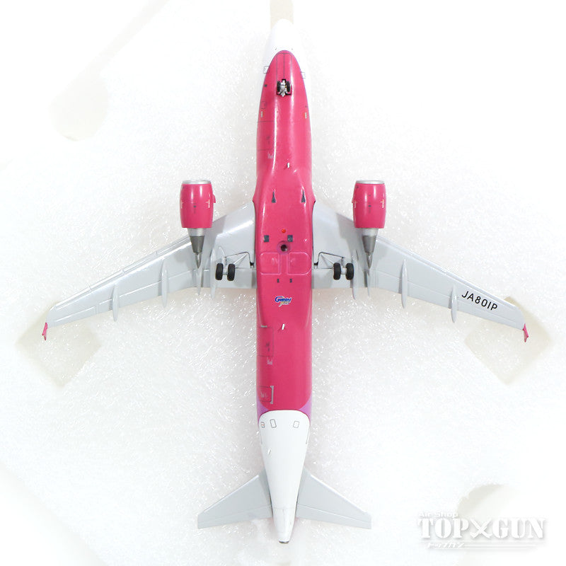 【希少品】A320 Peach JA801P 1:200 Gemini200 1/200 Peach Airbus A320 Ja801P metal model with