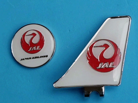 Golf Marker JAL White [MZ349]