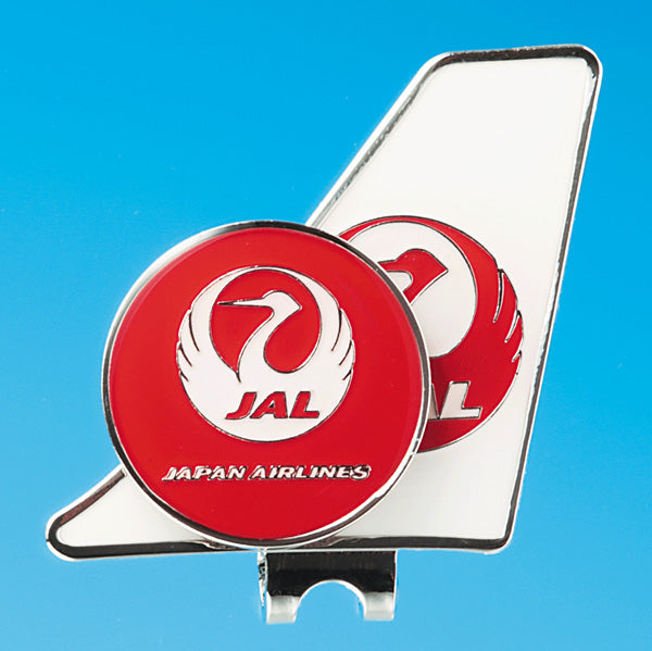 Golf Marker JAL Japan Airlines Red [MZ350]