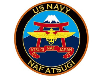 ステッカー NAF ATSUGI 米海軍厚木基地 [NC042S]