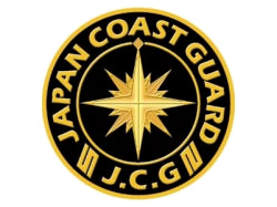 New Engraving Sticker Japan Coast Guard Compass Mark [NC312S]