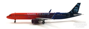 A321neo アラスカ航空 特別塗装「More to Love／ヴァージンアメリカ合併」 2018年 N926VA 1/400 [NG13036]