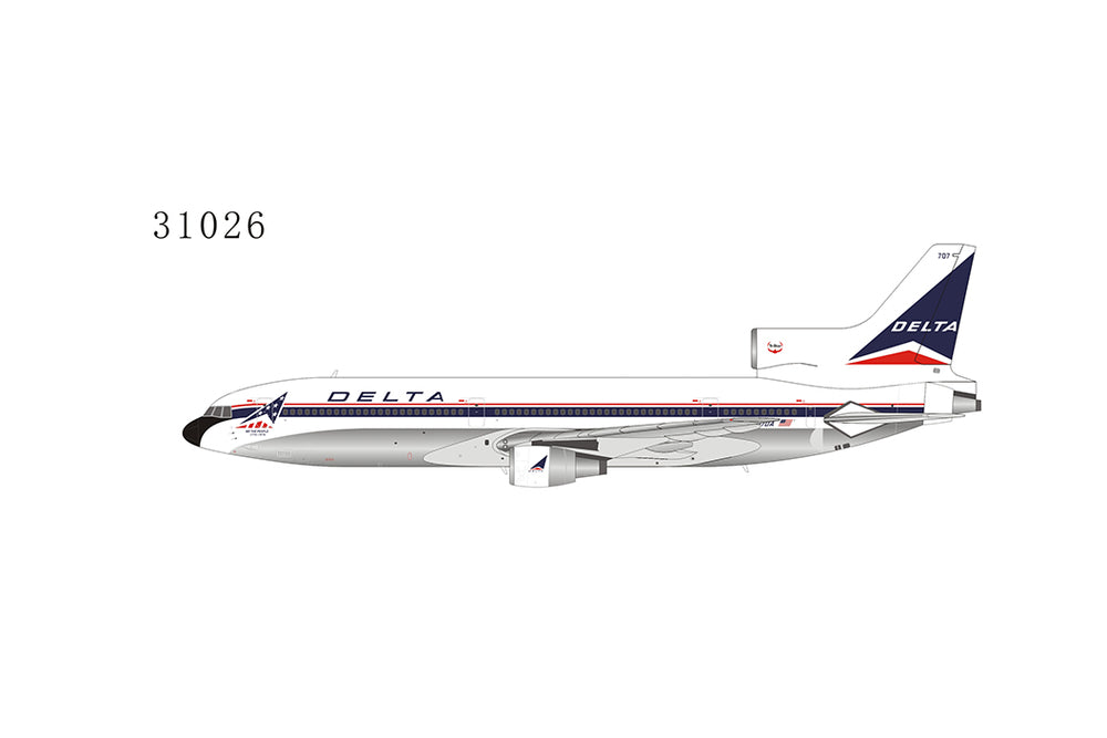 L-1011-1 Delta Airlines special paint "200th Anniversary of American Independence" 1976 N707DA 1/400 [NG31026]