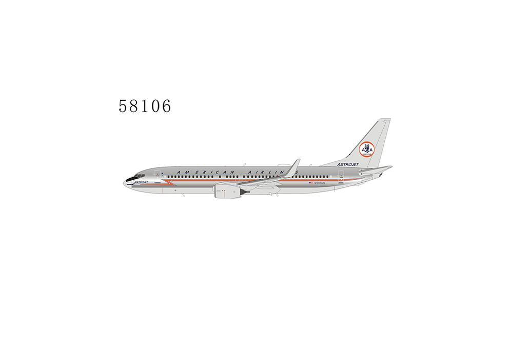 737-800w アメリカン航空 特別塗装「60年代復刻レトロ／アストロジェット」 N905NN 1/400 [NG58106]