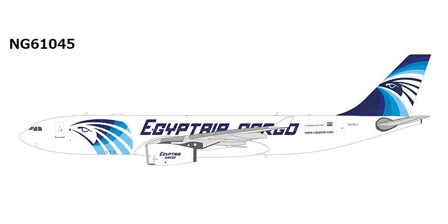 A330-200P2F (modified cargo type) EgyptAir Cargo SU-GCJ 1/400 [NG61045]